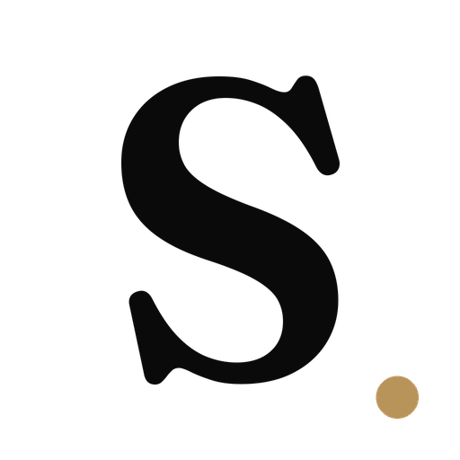 S monogram transparent